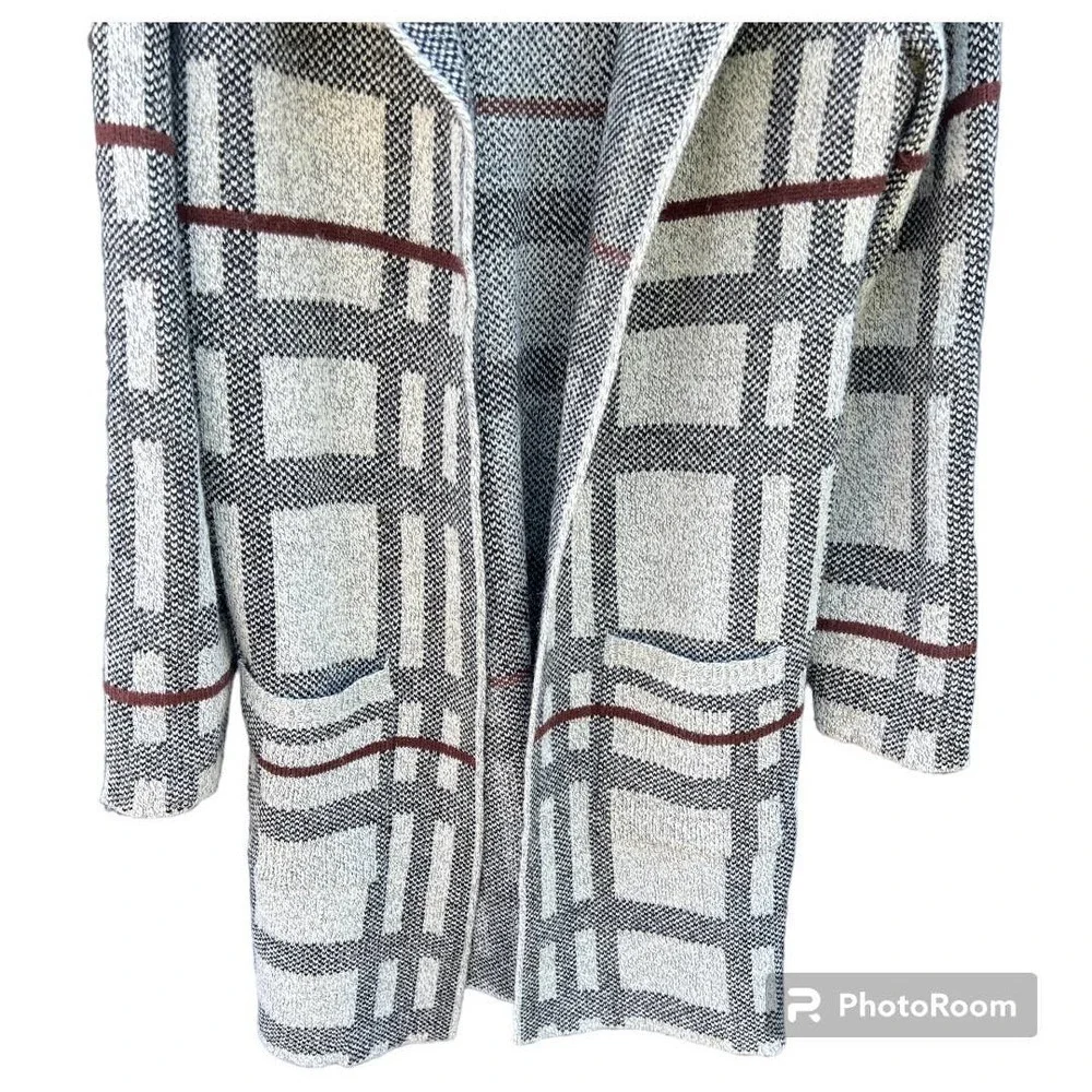 Monteau cardigan plaid